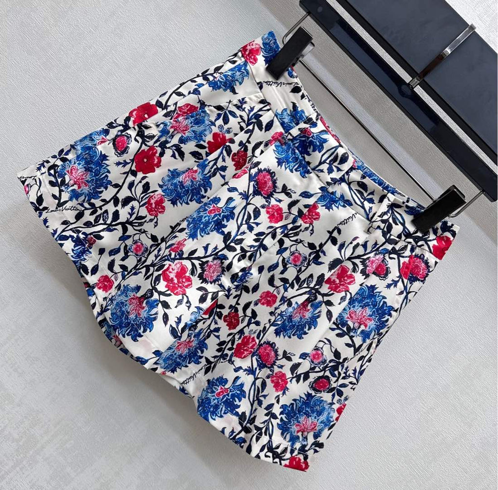 LOUIS VUITTON LV PLEATED MINI SKIRT 263833