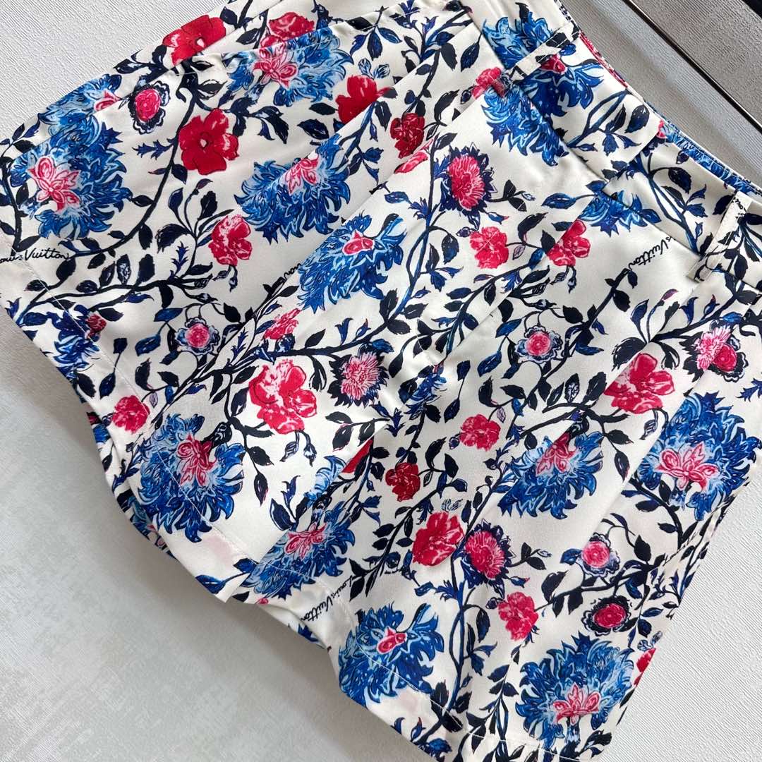 LOUIS VUITTON LV PLEATED MINI SKIRT 263833