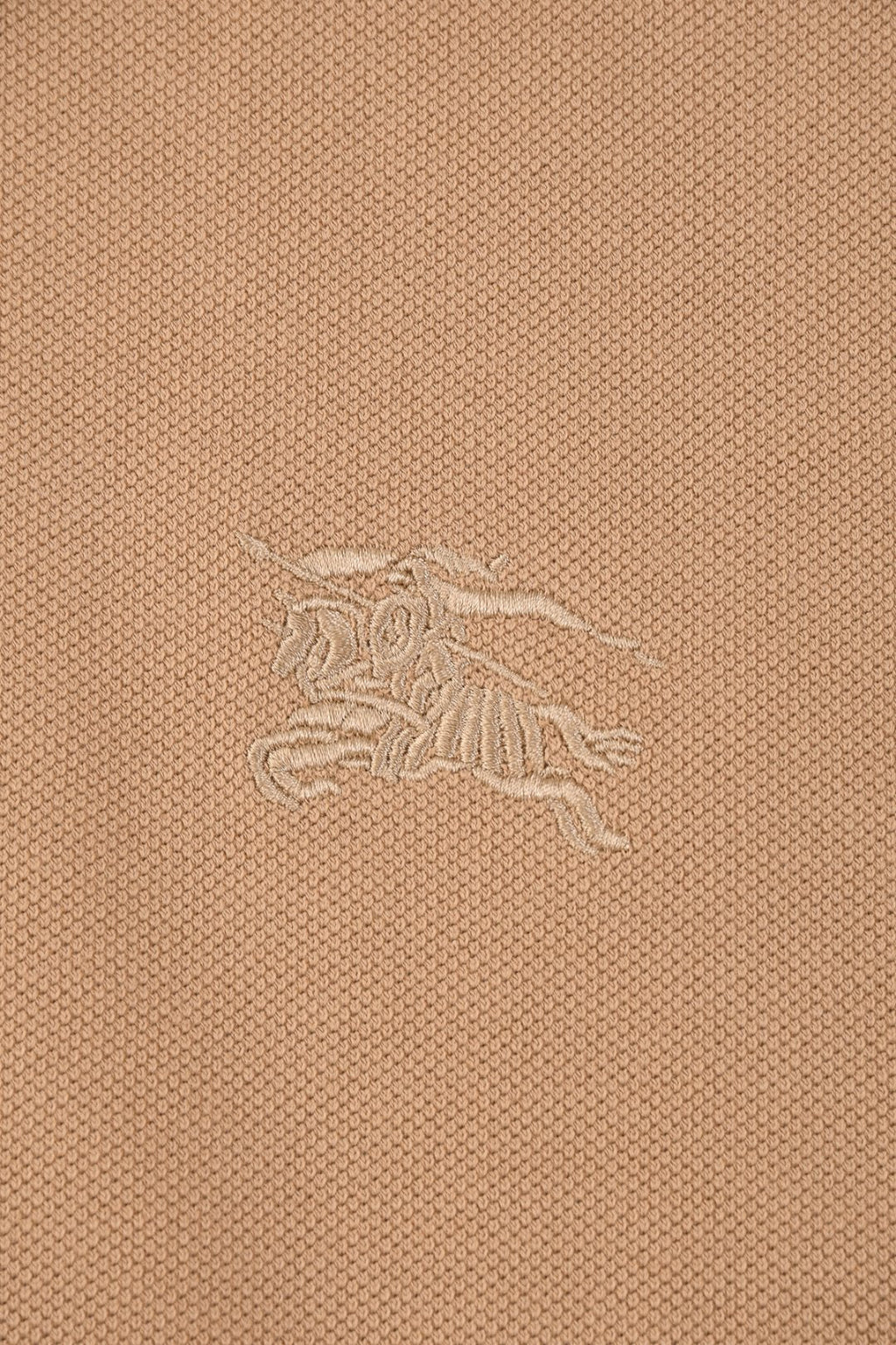 Burberry 25 Polo T- Shirt Caramel Cotton 232684