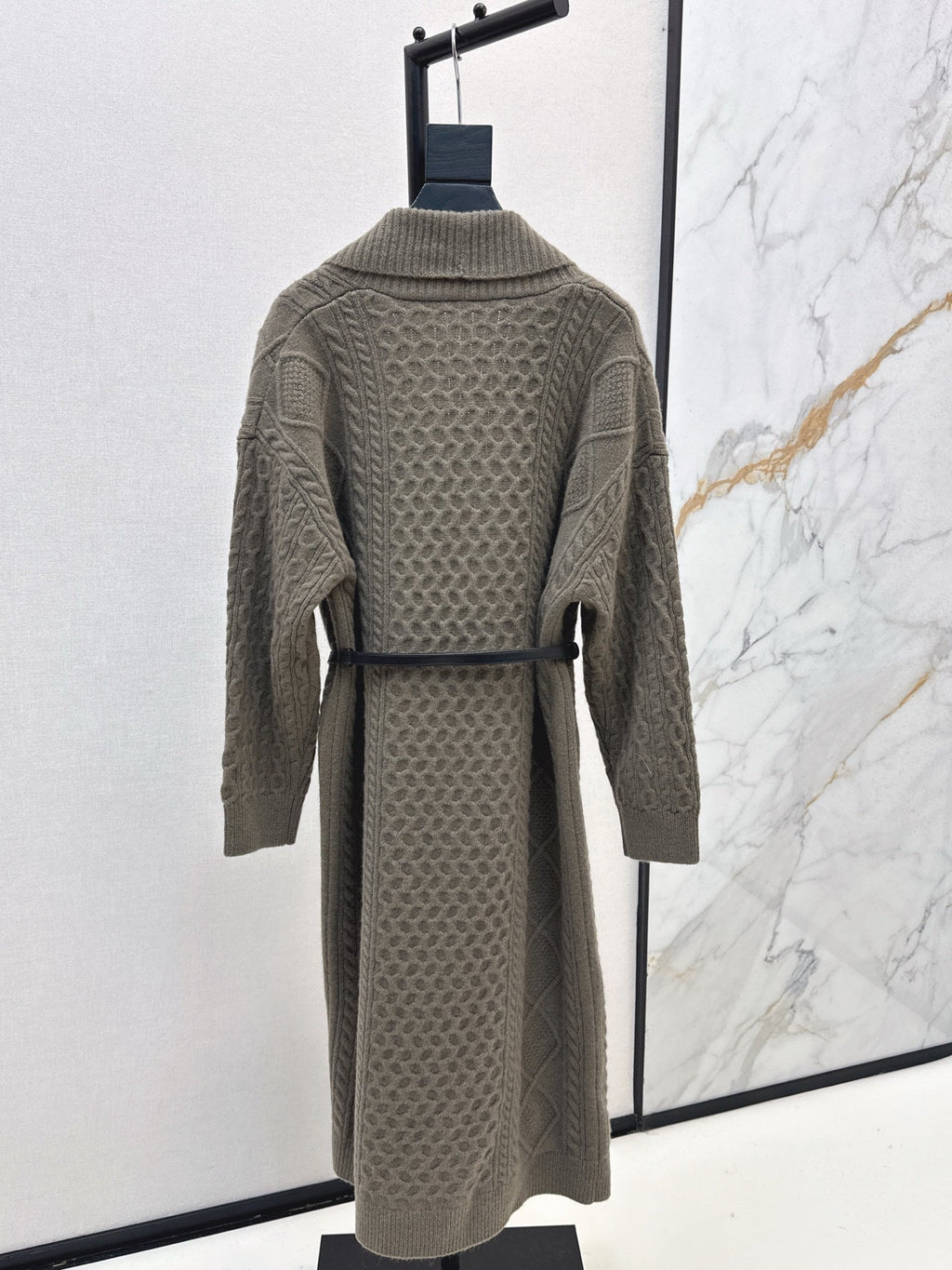 HERMES HERMES 25S LONG KNIT CARDIGAN 99430
