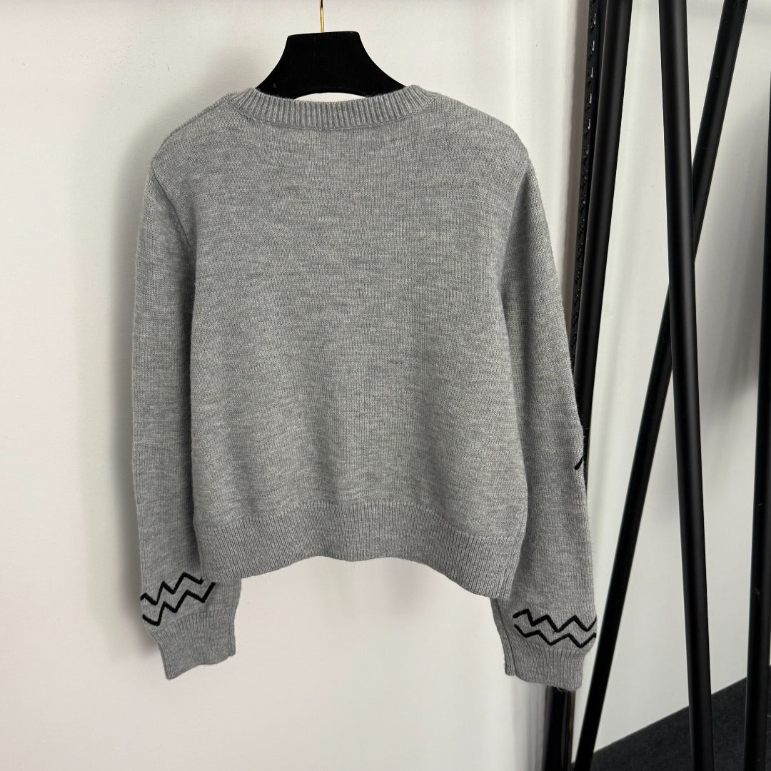 HERMES 25S KNITTED CARDIGAN JACKET 469