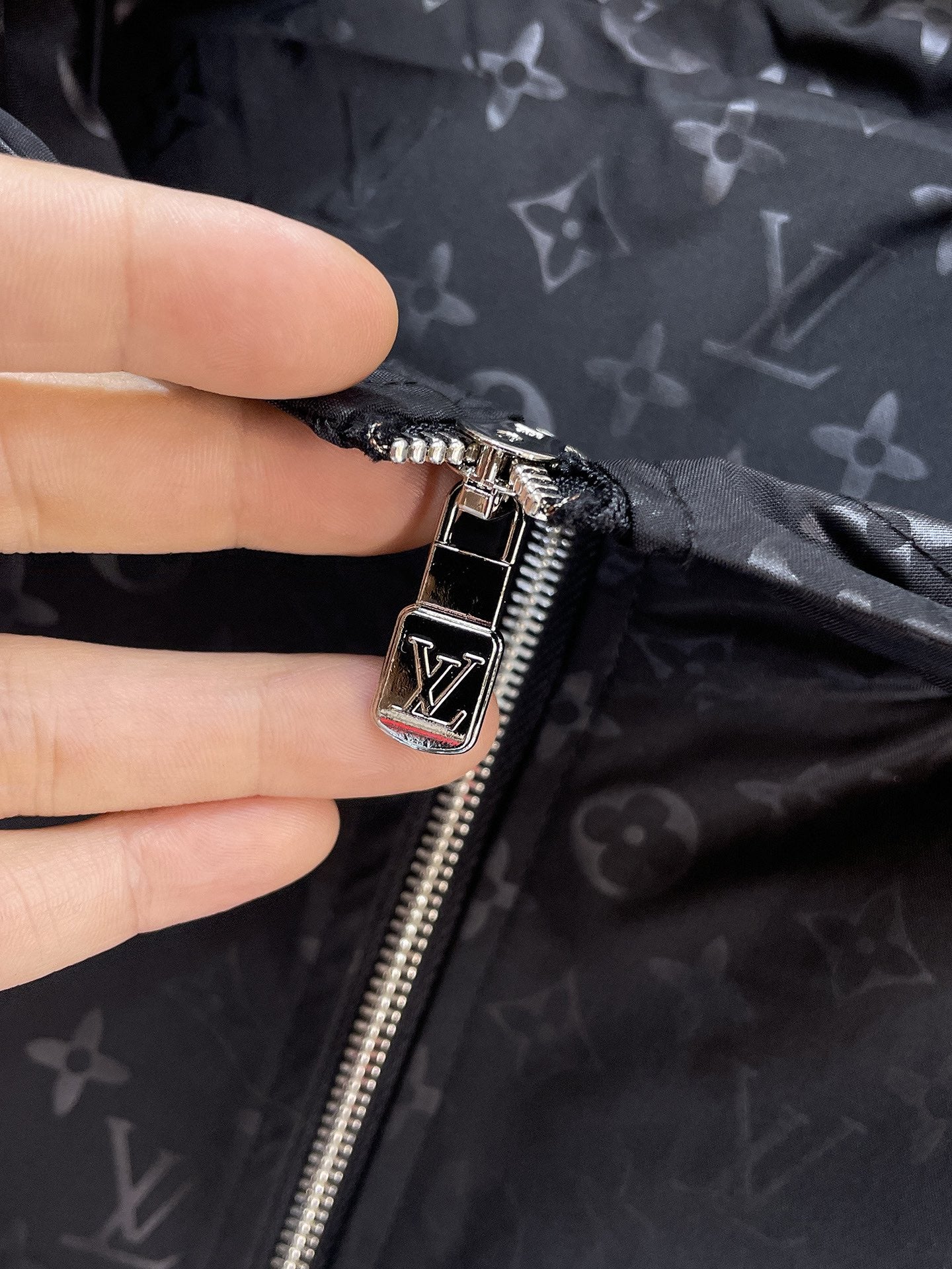 LOUIS VUITTON LV BLACK MONOGRAM JACKET 239555