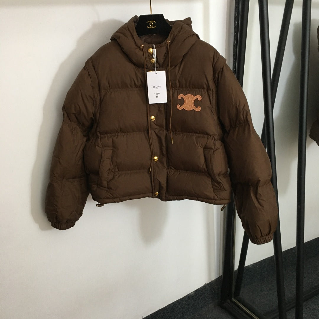 CELINE 25S LONG-SLEEVE HOODED JACKET 0009